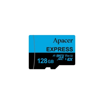 Карта пам'яті microSDXC (UHS-1 U3) Apacer Express 128Gb class 10 V30 A1 Read/Write:810/700 MB/sec (Compatible with Nintendo Switch 2) (AP128GMCEXG3X17-RA)