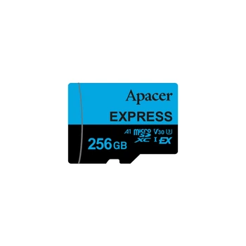 Карта пам'яті microSDXC (UHS-1 U3) Apacer Express 256Gb class 10 V30 A1 Read/Write:810/700 MB/sec (Compatible with Nintendo Switch 2) (AP256GMCEXG3X17-RA)