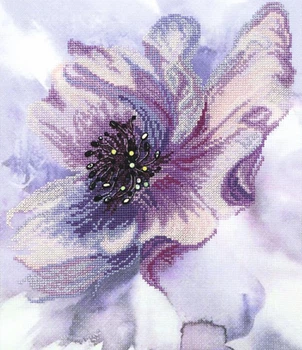 Набор для вышивания крестиком "Лиловое настроение", РК-097, 26*23.5см, Чаривна Мыть