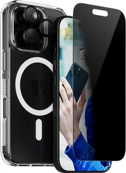 Захисний набір Panzer Glass 3-in-1 Privacy Bundle для Apple iPhone 16 Pro Transparent (5715685003448)