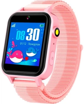 Дитячий смарт-годинник AmiGo GO10S Pro Wifi Pink