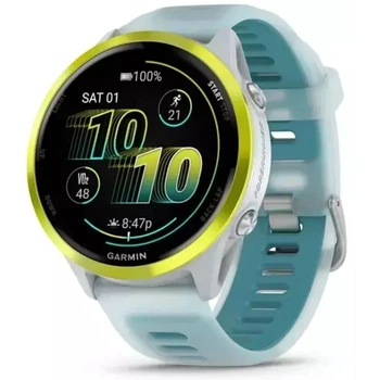 Смарт-часы Garmin Forerunner570 47mm Amp Yellow Aluminum w.Translucent Whitestone/Turquoise Band (010-02971-01)