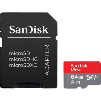 Карта пам'яті SanDisk 64GB microSD class 10 UHS-I Ultra (SDSQUAB-064G-GN6MA) 323405