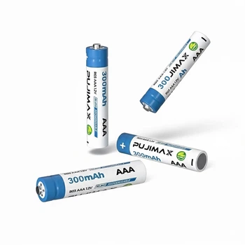 Акумулятори Pujimax AAA (R03) 1.2V Ni-MH 300 mAh (Набір 4 шт.)