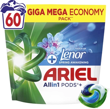 Капсули для прання Ariel All-in-1 Pods Дотик Lenor Пробудження весни 60 шт (8006530203593)