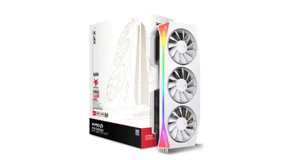 Видеокарта XFX Mercury AMD Radeon RX 9070 XT OC White Magnetic Air Edition with RGB (RX-97TMARGW9)