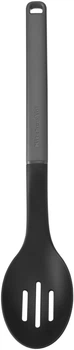 Ложка для сервировки KitchenAid Classic с прорезями 34 см Серая (KHA004OHCHGG)