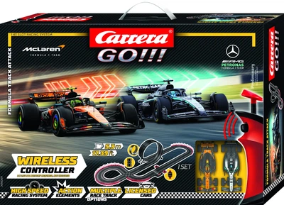 Tor Wyścigowy Carrera GO Formula Track Attack – Tor Wyścigowy skala 1:43 (4007486626171)