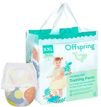 Подгузники-трусики Offspring Sky Размер XXL 15-23 кг 24 шт (DP-OI-FAP-XXL24P-SKY) (9355465009152)