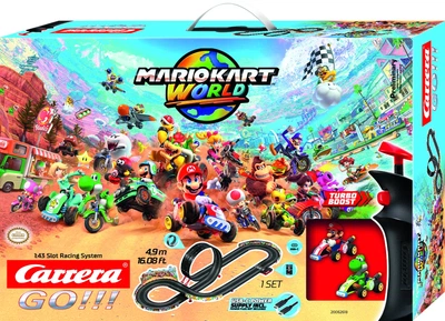 Zestaw Wyścigowy GO Mario Kart World skala 1:43 (4007486626188)