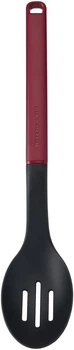 Ложка для сервірування KitchenAid Classic з прорізами 34 см Червона (KHA004OHEREG)