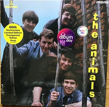 The Animals - The Animals (Жёлтый, Прозрачный, Альбом, Лимитированое, Переиздание, Моно)