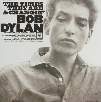 Bob Dylan - The Times They Are A-Changin' (180 грамм, Альбом, Переиздание, Моно)