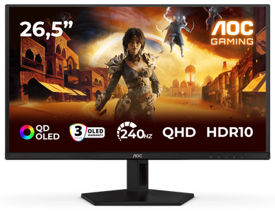 Монітор AOC Q27G41ZDF 26.5" QHD QD-OLED 240 Гц
