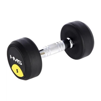 Гантель прорезиненная HG PRO HMS 5906727001205, 5 кг