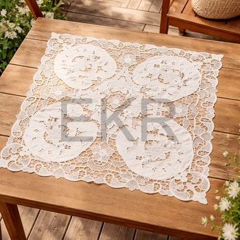 Бавовняна серветка для сервірування Lace Medallion 58 х 58 см (445-253)