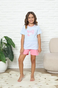 Комплект з шортами на дівчинку-підлітка - Only you - Family look 152-158