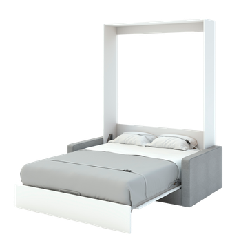 Шафа-кровать-диван "MIRA SOFA NEW -140" Білий Діамант