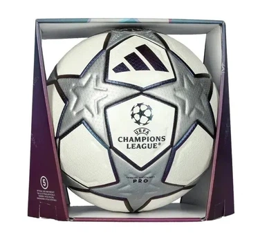 Мяч футбольный профессиональный Adidas UCL 2026 3RD OMB JY8891 №5 Серебристый