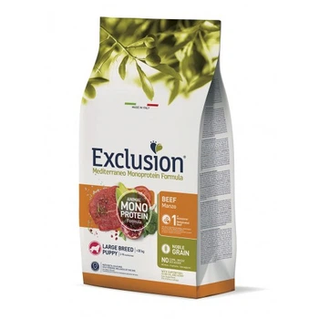 Сухой корм Exclusion Noble Grain Puppy Beef Large Breed Сухой корм с говядиной для щенков больших пород 12 кг (8011259004468)