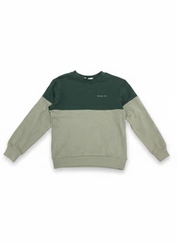 Світшот warm 050924 ОВ Темно-зелений з оливковим 0763194SK H&M 4-5р(110см)(р)