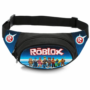 Сумка-бананка дитяча з принтом Roblox 32×13 см поясна сумка або сумка через плече дівчинці/хлопчику (1022)