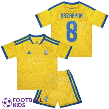 Футбольна форма для дітей NAZARYNA 8 збірної України Ukraine FIFA World Cup 2026 145-155 см (set4727-136648-4)