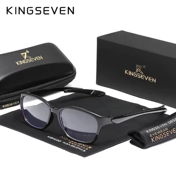 Окуляри комп'ютерні Blue Blocker для жінок і чоловіків KINGSEVEN 81299 Bright Black