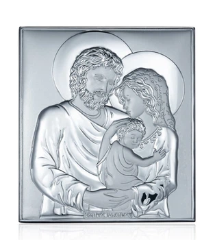 Ікона "Свята Родина",Silver Axion 25х21см (ep715-412xm-wh)