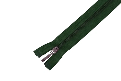 Zipper Спіральна блискавка, темно-зелена, 60см, 1 бігунок