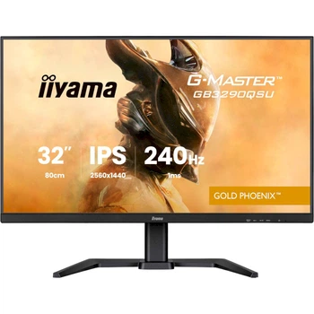 Монитор игровой 31.5" IIYAMA G-Master GB3290QSU-B1 Gold Phoenix IPS 2560x1440 240 Гц 400 кд/м² Black