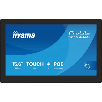 Монитор сенсорный 15.6" IIYAMA ProLite TW1623AS-B3P IPS 1920x1080 60 Гц 450 кд/м² Android 13 Black