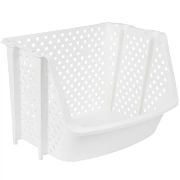 Контейнер-корзина для хранения продуктов «Модуль» PB-963W 15 л 34,7×29,8×24,3 см Белый