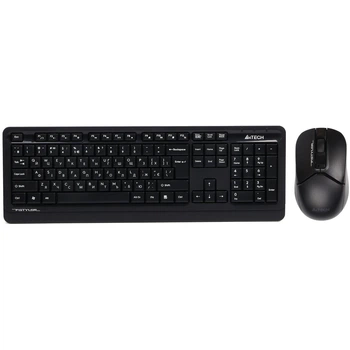 Беспроводной комплект клавиатура и мышь A4Tech FG1012S 2.4 ГГц Black (FG1012S Black)