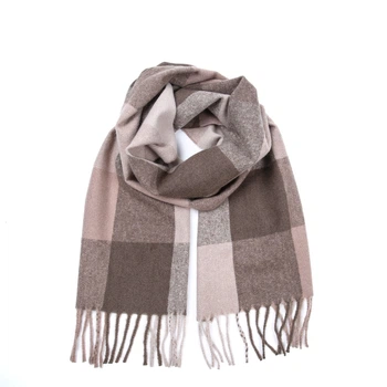 Шарф чоловічий LuckyLOOK Люк 33x173 см Бежево-коричневий (883-314)