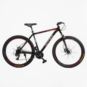 Велосипед Спортивний 29 дюймів Corso NEW NITRO NT-500 обладнання Saiguan сталева рама 21 дюймів 21 швидкість. Black and Orange (170164)