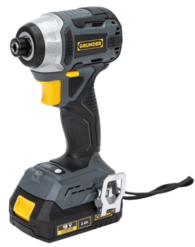 Набір акумуляторних інструментів Grunder CD-B0A18+CW-B1218E 18 В 2 А·год (4772013443476)