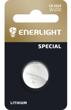 Батарейка Enerlight CR2025 3V lithium, 1 шт