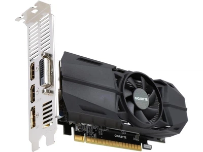 Видеокарта Gigabyte GeForce GTX 1050 (2 ГБ, GDDR5, 128 бит, 1366/7008 МГц, DVI, HDMI, DPort) Б/У