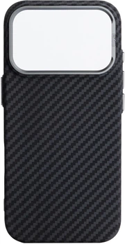 Чохол для смартфона Apple iPhone 17 Pro ArmorStandart LikeCarbon2 MagCase Carbon Black (ARM86258)
