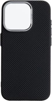 Чохол для смартфона ArmorStandart LikeCarbon2 MagCase для Apple iPhone 16 Pro Kevlar/Black (ARM88381)