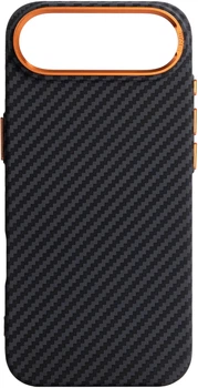 Чехол для смартфона ArmorStandart LikeCarbon2 SE MagCase для Apple iPhone Air Black/Orange (ARM89155)