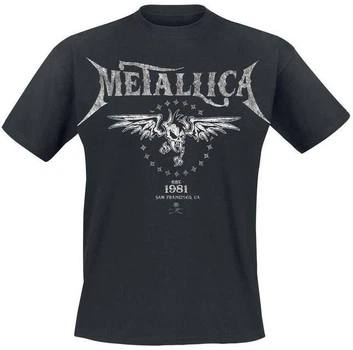 Футболка LOYS з принтом рок METALLICA grey print M