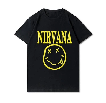 Стильна жіноча оверсайз Футболка LOYS Nirvana Чорний M