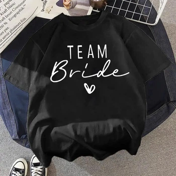 Жіноча стильна Футболка LOYS оверсайз Team Bride XS