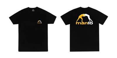 Чорна Футболка LOYS Manto Two Sides Logo чорні футболки Манто унісекс L