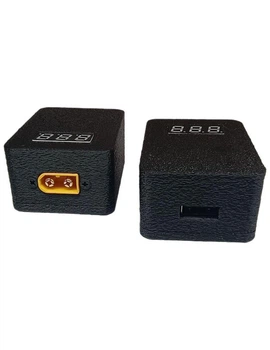 Блок живлення від акумулятора з XT60 на 1×USB з вбудованим вольтметром