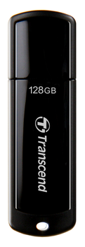 Flash Drive Transcend JetFlash 700 128GB USB 3.1 чорний (TS128GJF700) (6986639)
