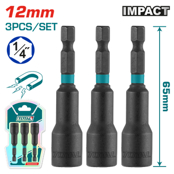 Торцева насадка TOTAL TAC271231 12x65мм, 3шт. (7090279)