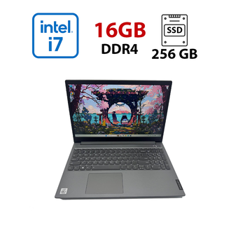 Ультрабук Lenovo ThinkBook 15 / 15.6" (1920x1080) IPS / Intel Core i7-1065G7 (4 (8) ядра по 1.3 - 3.9 GHz) / 16 GB DDR4 / 256 GB SSD / Intel UHD Graphics / WebCam б/в